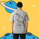 Space Cat Tee - Grey
