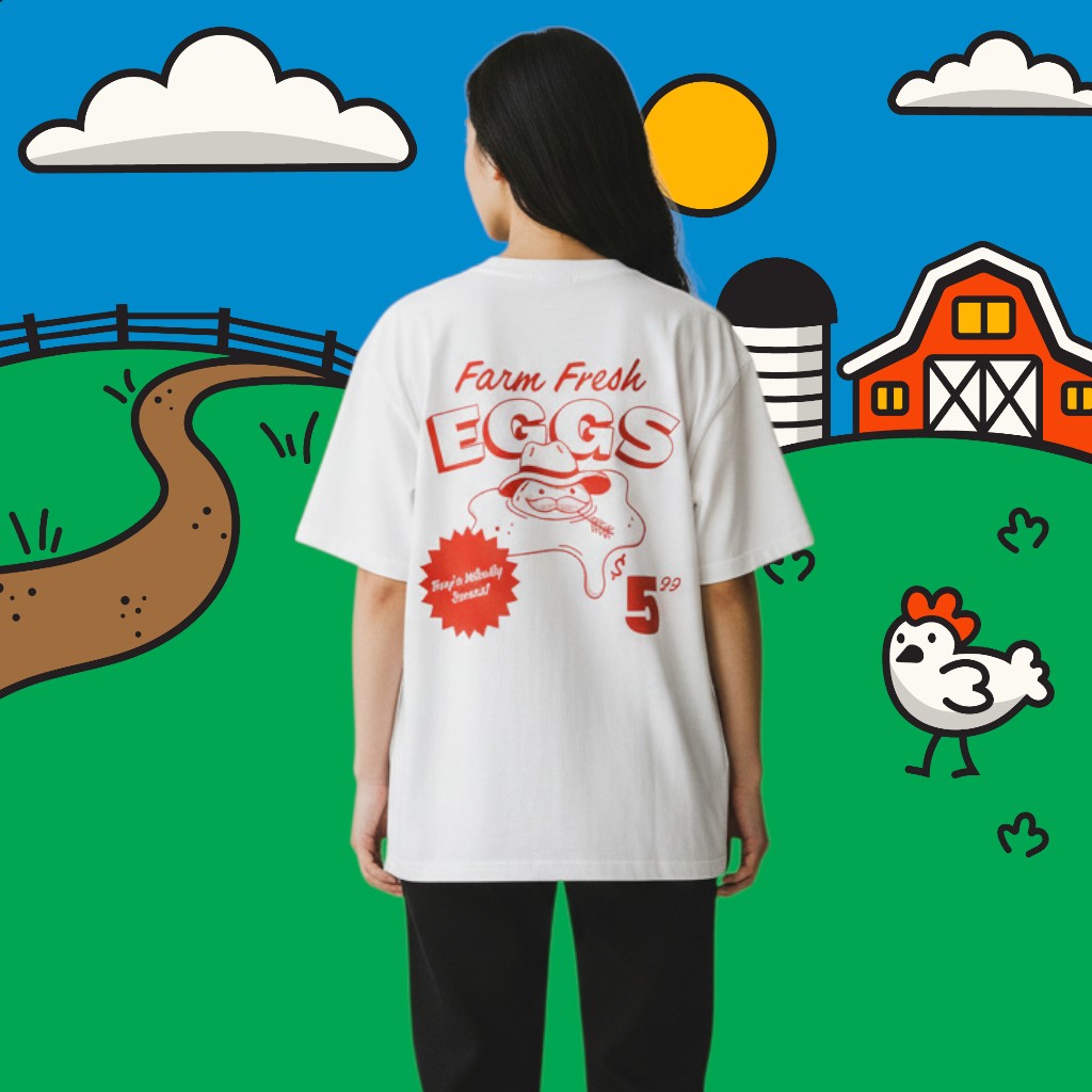 Farm Fresh Tee - White