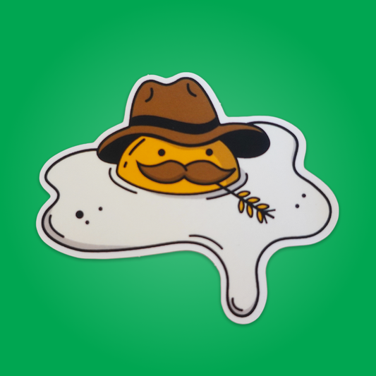 Farm Fresh Egg Sticker