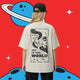 Space Cat Tee - Cream