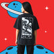 Space Cat Tee - Black
